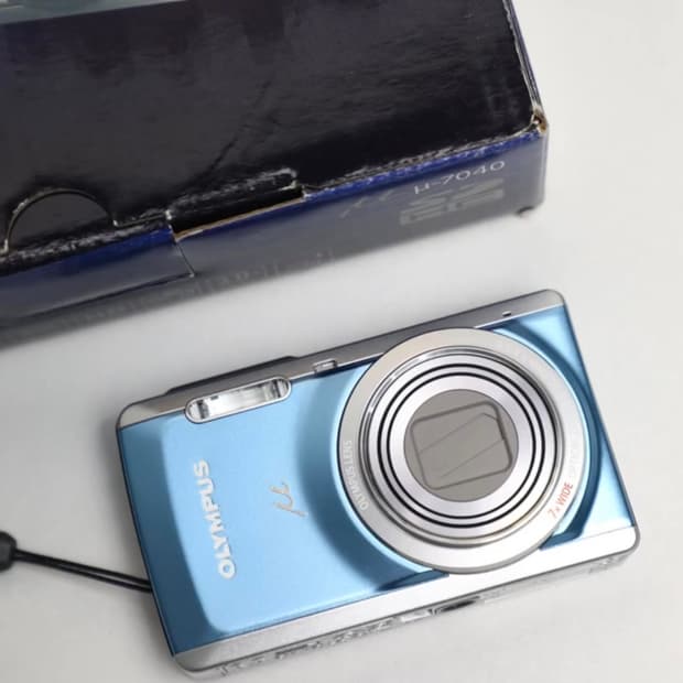 풀셋 디카 올림푸스 뮤 7040 블루 디지털카메라