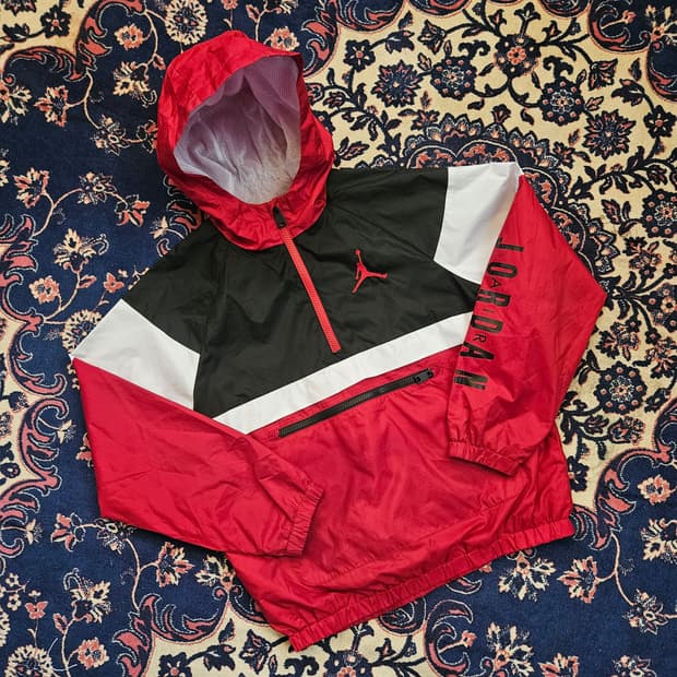 나이키 조던 22Fw 바람막이 아노락 후드 M size
