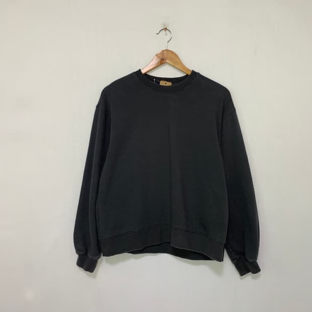 세인트제임스 패치 베이직 코튼 맨투맨 차콜 M