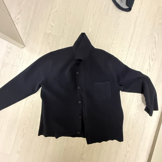 유니클로 밀라노립가디건 XL 네이비