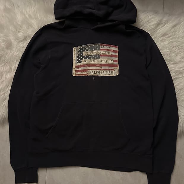 Ralph Lauren 데님앤서플라이 성조기 후디