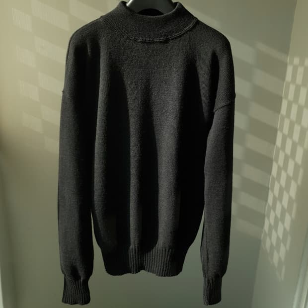 90s US Navy military gob sweater