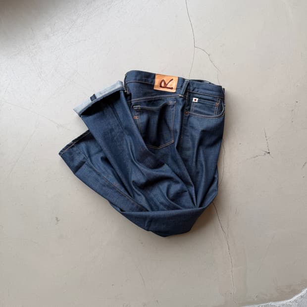 45rpm 셀비지 데님 팬츠