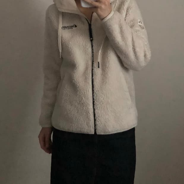 디스커버리 후디 쉐르파 자켓