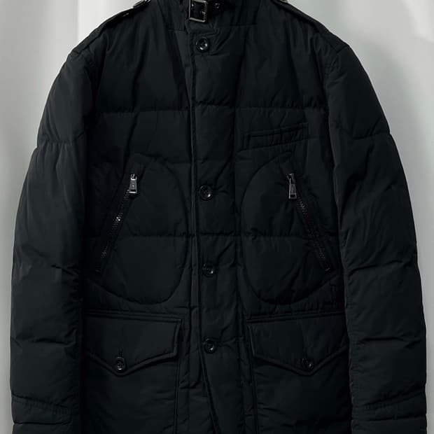 폴로 랄프로렌 블랙 유틸리티 모호크 패디드 다운 필드 자켓