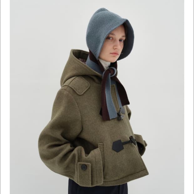 엔조블루스 숏 더플코트