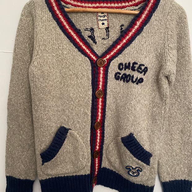 Rough natural charm 바니니트가디건