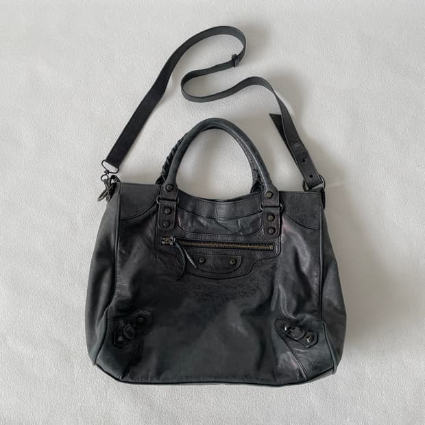 JOLIE FEMME 레더 토트 숄더백