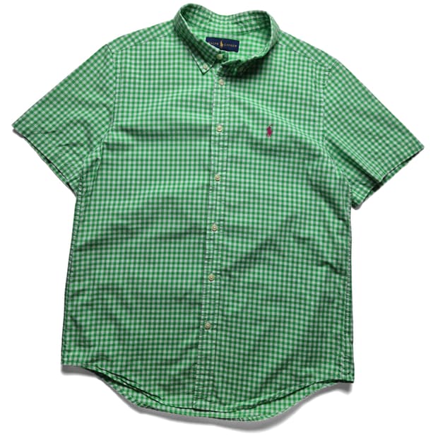 [XL(18-20)] 폴로 랄프로렌 깅엄체크 반팔셔츠