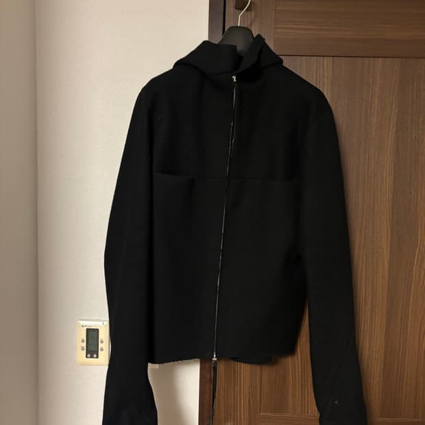 ma+ hooded aviator wool 54
