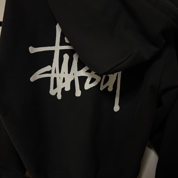 스투시 베이직 후드 집업 