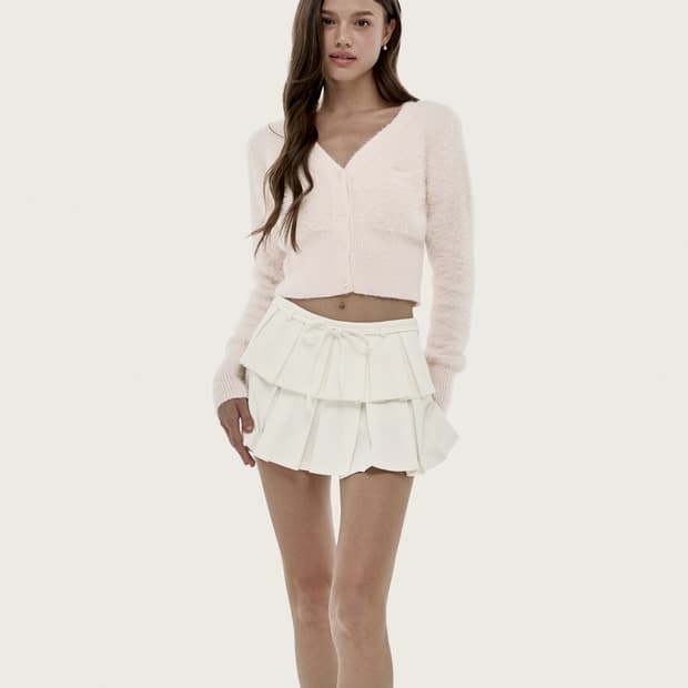 (새상품)코튼캔디브이넥가디건