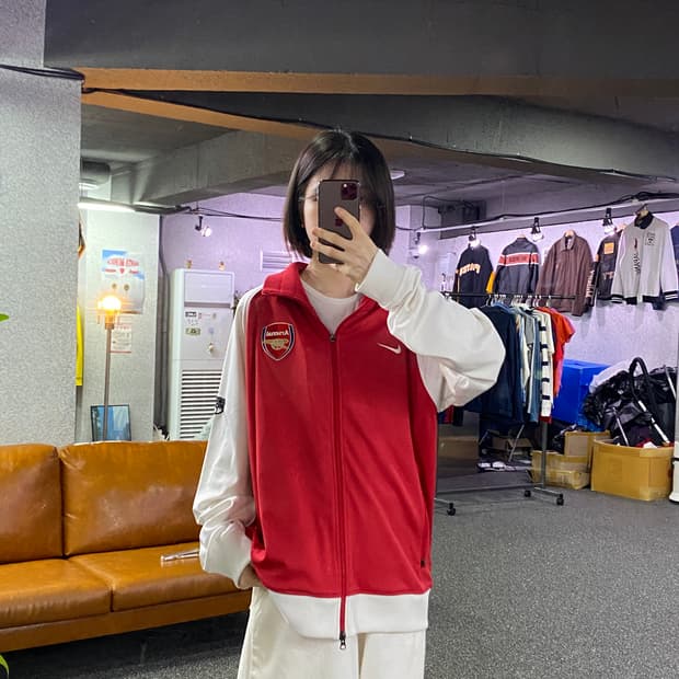 나이키 스우시 아스날 1886 배색 져지 B4886