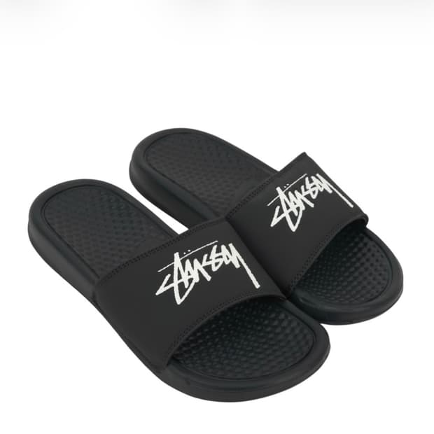 나이키 x 스투시 베나시 슬라이드 오프 느와르 260