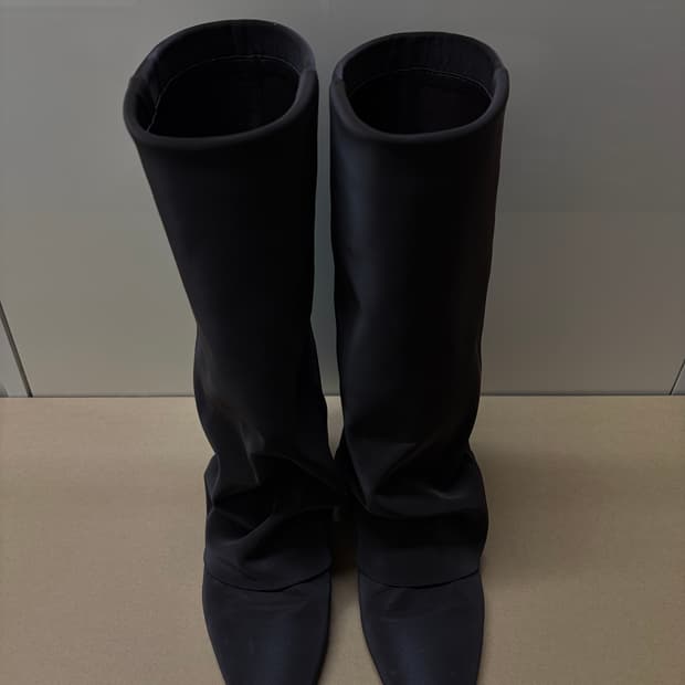 쓰리투에이티 링클 레더 부츠(Dark Brown)