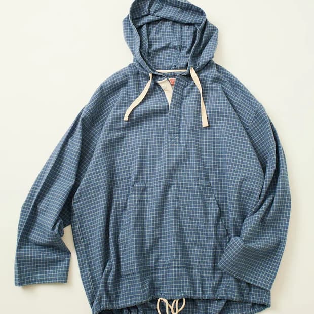 프릭스스토어 HINSON 체크 후드 아노락 새상품 L사이즈