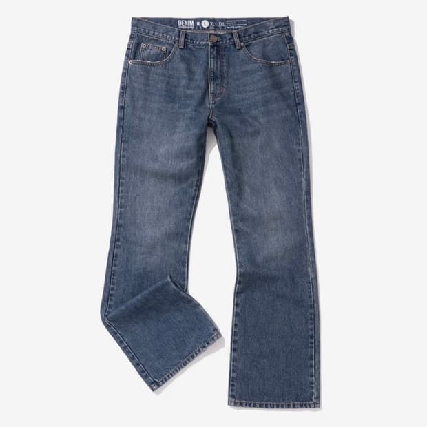 엑스트라오디너리 플레어 데님팬츠 인디고