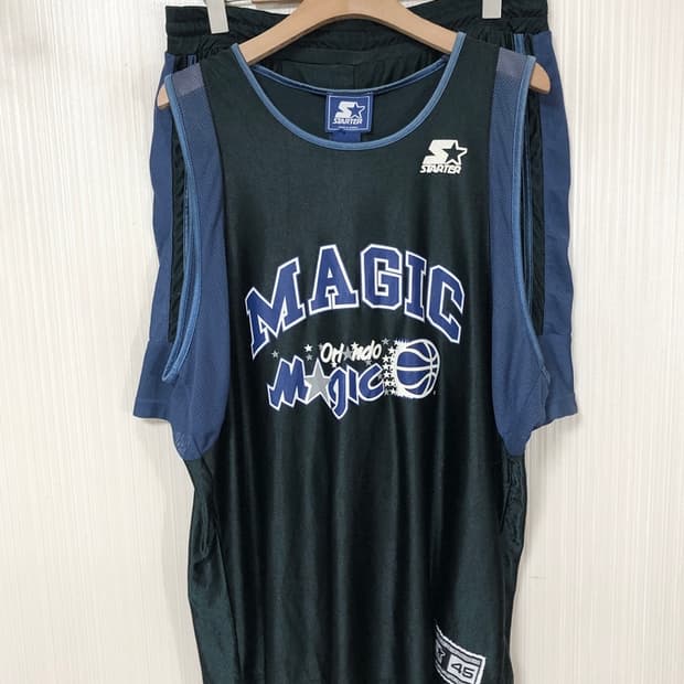 NBA 스타터 '90 올랜도매직 어센틱져지 상하세트 