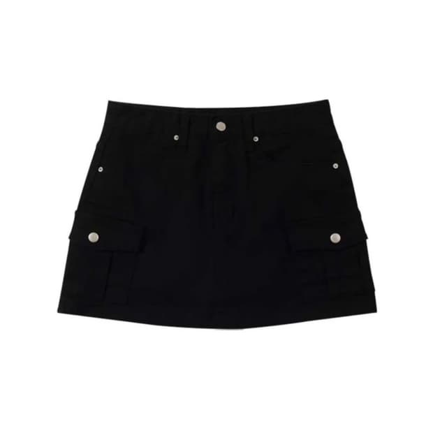 애즈온 사이드 포켓 카고 스커트 sidepocket cargo skirt