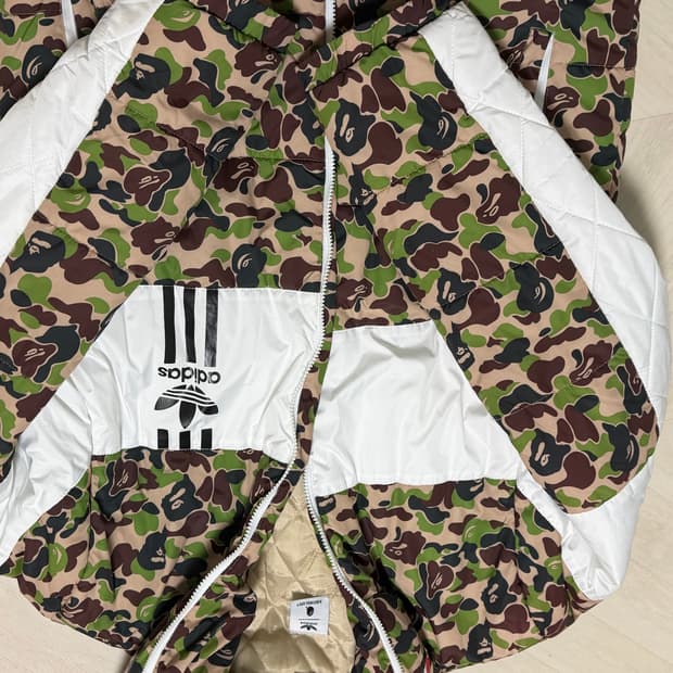 베이프 아디다스 콜ㄹㅏ보패딩