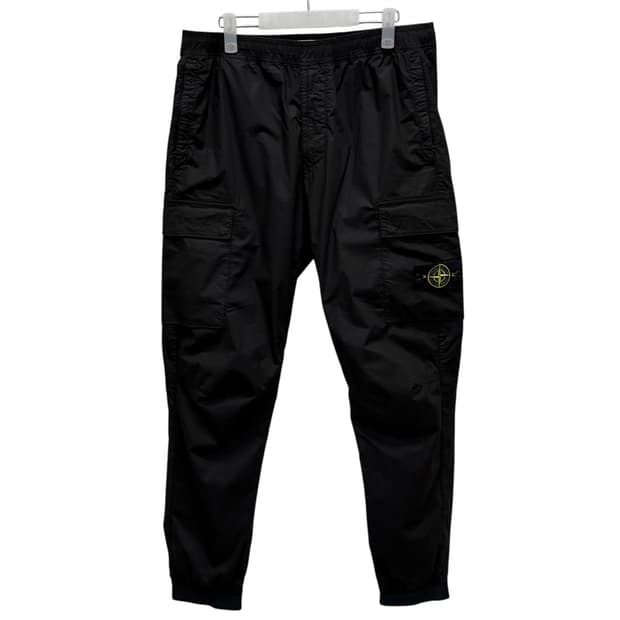 스톤아일랜드 와펜 로고 코튼 카고 팬츠 (34) 