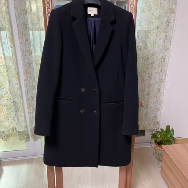 Sezane Johnson 세잔 존슨 블랙 코트_FR 40