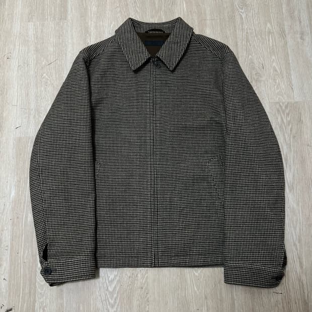 유니클로 하운드투스 헤링본 블루종 자켓 XL/105 