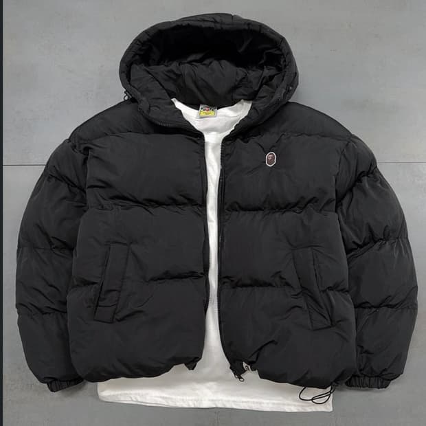 베이프 블랙 패딩