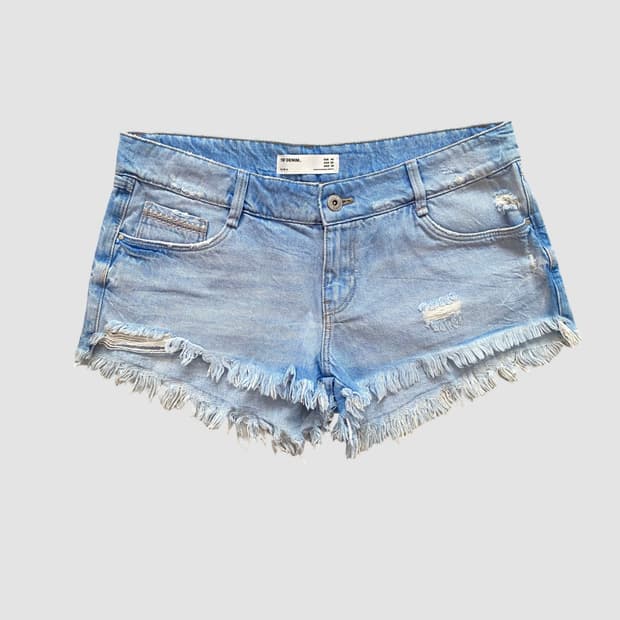 [자라] TRF 데님 컷오프 숏팬츠 (EUR 40 / USA 08) 