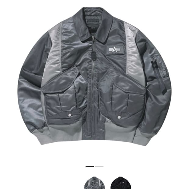 산산기어 x 알파인더스트리 ma-1 항공점퍼 1사이즈 삽니다!