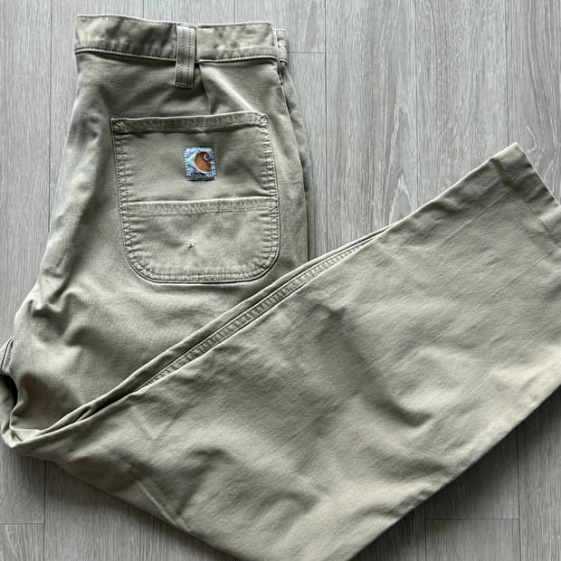 Carhartt 칼하트 워크팬츠 다크카키 릴렉스핏