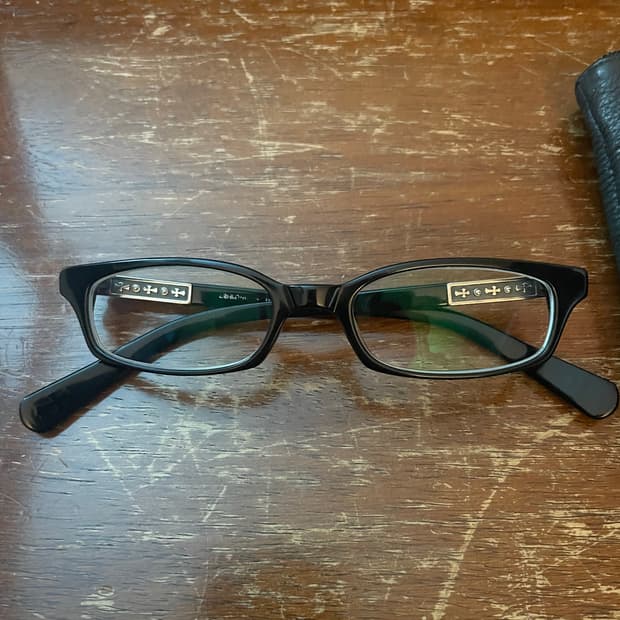 크롬하츠 안경 스틸베이비 블랙