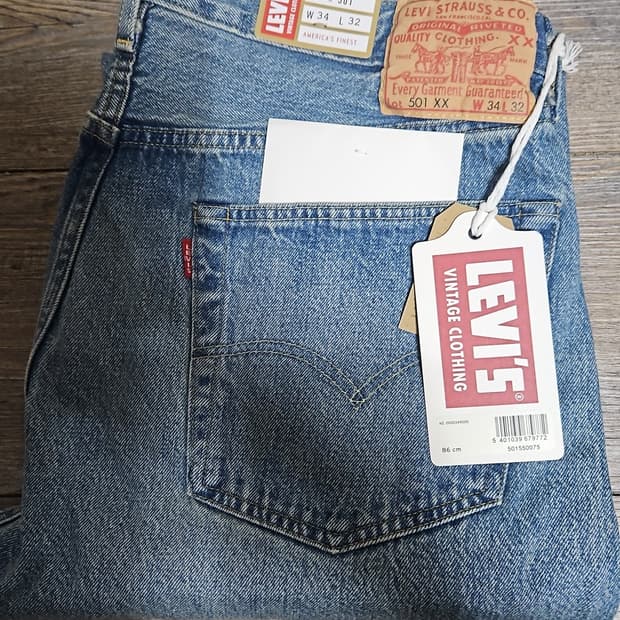 리바이스 LVC 1955 501 블랙잭 34x32