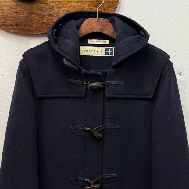 M) 90s England Gloverall Wool Duffle Coa