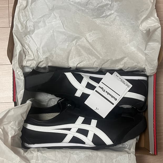 오니츠타이거 멕시코 66 블랙화이트 새상품 (280)