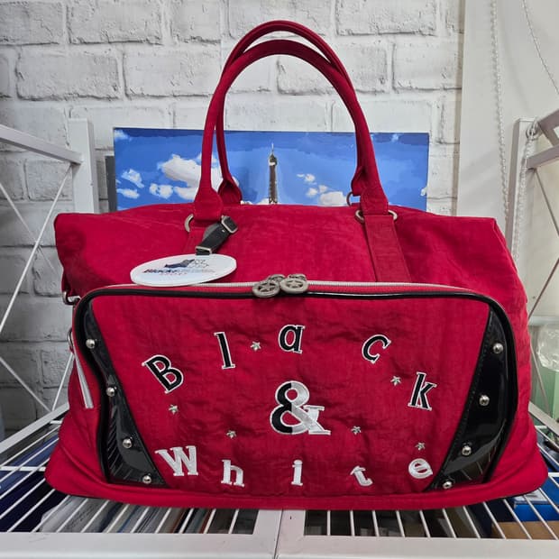 블랙앤화이트 여성 골프보스턴백 골프가방 OD81