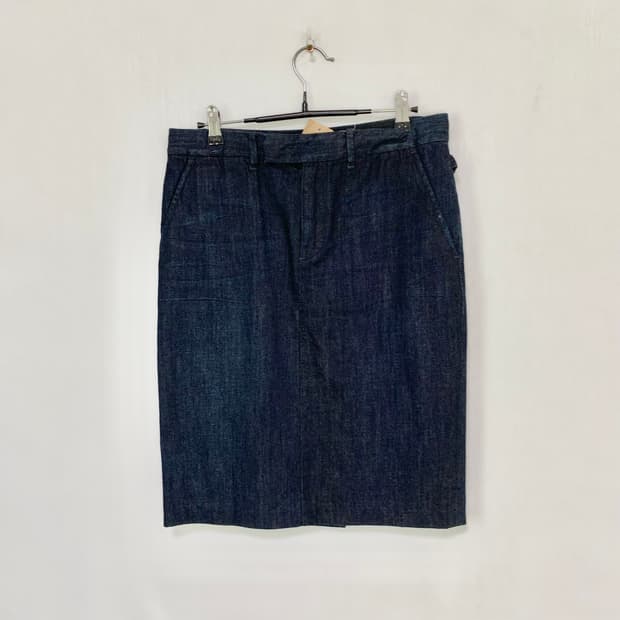 폴로 랄프로렌 사이드 벨트 데님 미디 스커트 빈티지 청치마 y2k