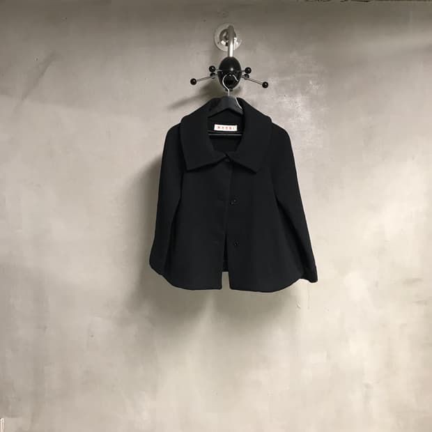마르니 블랙 코트 40(W)