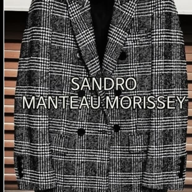 산드로 Sandro 모리세이 체크 코트 105