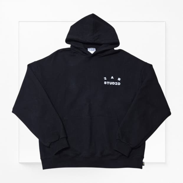 [우주매물🔥] 아이앱 스튜디오 후드 블랙 화이트