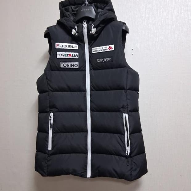 카파 여성 다운패딩조끼 후드일체형 표기XS 슬림하게 55가능
