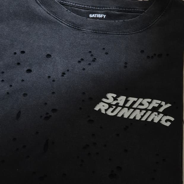 새티스파이 모스테크 티셔츠 에이즈드 블랙 M 급처