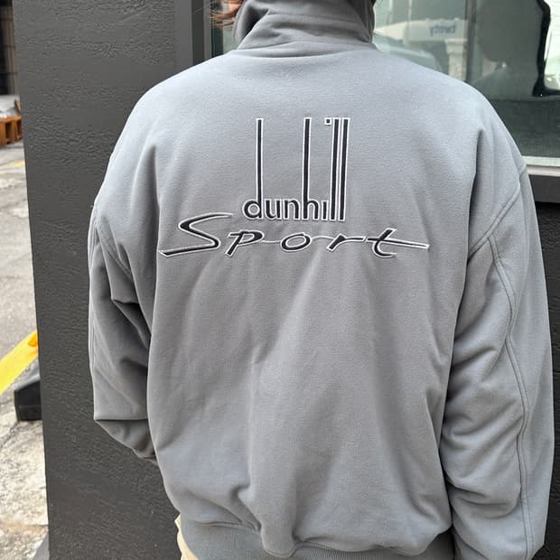 던힐 스포츠 리버시블 스펠 로고 자켓