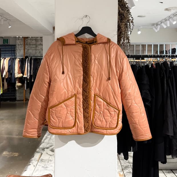 포르테포르테 코랄 리버시블 테디 패딩 자켓