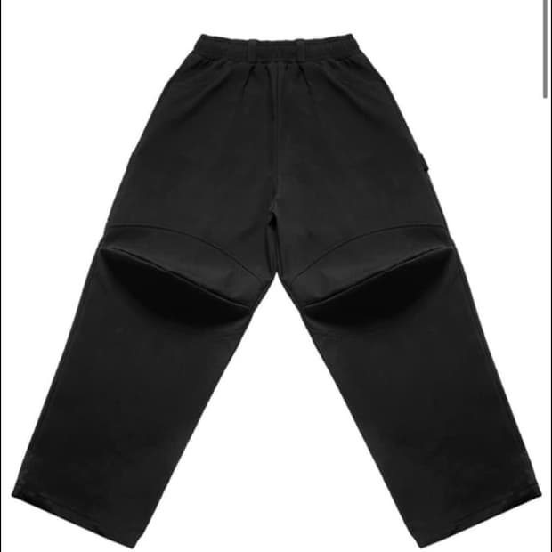 MJD  X TRSC 3D 니 나일론 팬츠 블랙