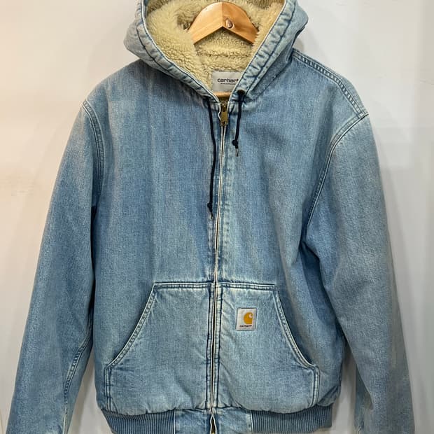 칼하트WIP 데님 오버핏 액티브 자켓 