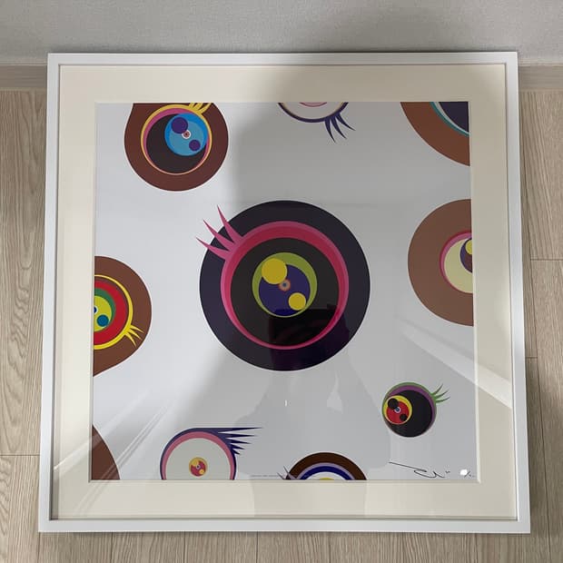 무라카미 다카시 젤리피쉬 1 화이트 에디션 판화