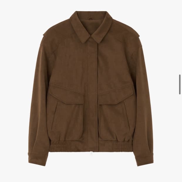 Gbh faux 스웨이드 봄버