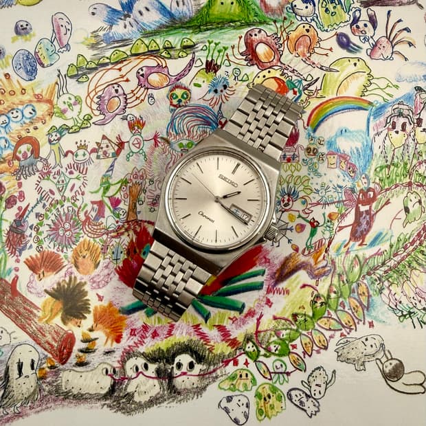 Seiko_chronos 1991s vintage metal watch