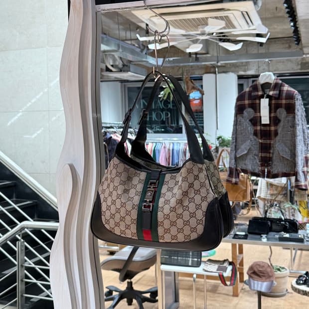 구찌 브라운 재키 숄더백 